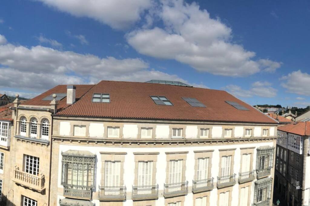 Atico Casco Antiguo En Plaza Cervantes ซานติอาโก เด กอมโปสเตลา ภายนอก รูปภาพ